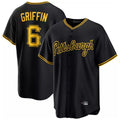 P.Pirates #6 Konnor Griffin Player Black Alt Home Game Gdoa Stitched Jerseys
