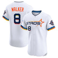 H.Astros #8 Christian Walker Player White City Connect Limited Elite Home Gdoa Stitched Jerseys