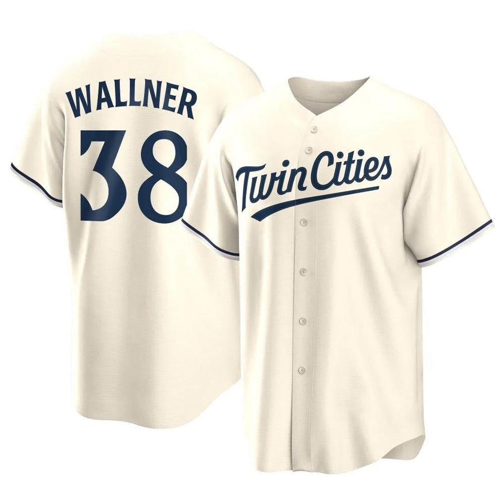M.Twins #38 Matt Wallner Player Cream Game Limited Home Gdoa Stitched Jerseys