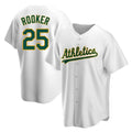 Athletics #25 Brent Rooker Player White Replica Home Stitched Jersey