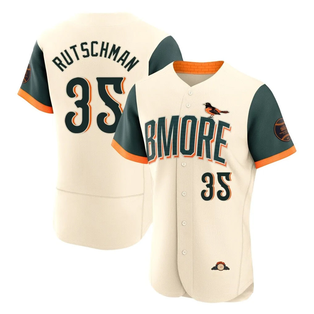 B.Orioles #35 Adley Rutschman Player Cream 2026 City Connect Limited Elite Home Game Gdoa Stitched Jerseys