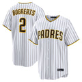 S.Diego Padres #2 Xander Bogaerts Player White Home Limited Game Stitched Jerseys