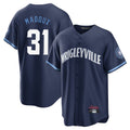 C.Cubs #31 Greg Maddux Player Navy City Connect Home Game Gdoa Stitched Jerseys