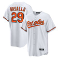 B.Orioles #29 Samuel Basallo Player White Home Game Gdoa Stitched Jerseys