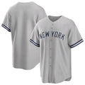 NY.Yankees ## Yankees Blank Player Gray Road Game Stitched Jerseys
