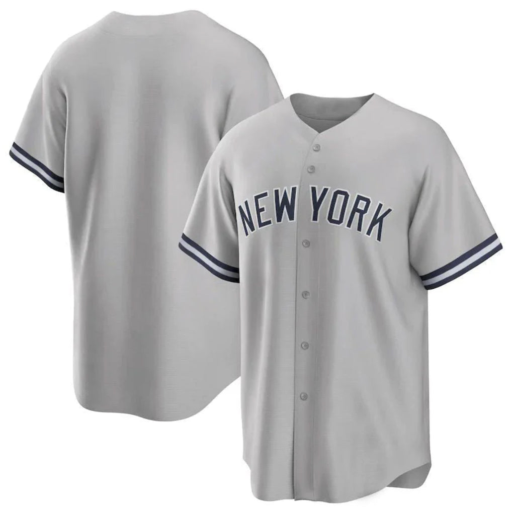 NY.Yankees ## Yankees Blank Player Gray Road Game Gdoa Stitched Jerseys