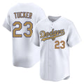 LA.Dodgers #23 Kyle Tucker Player Gold Collection Limited Home Gdoa Stitched Jerseys