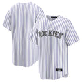 C.Rockies ## Rockies Blank Player White Game Home Gdoa Stitched Jerseys