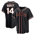 SF.Giants #14 Patrick Bailey Player Black Fashion Out Home Limited Stitched Jerseys