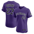 C.Rockies #23 Kris Bryant Player Purple Limited Elite Home Gdoa Stitched Jerseys