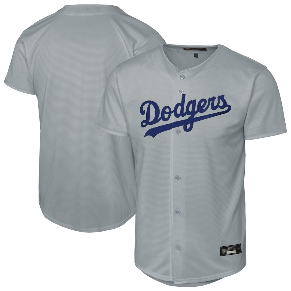 LA.Dodgers ## Dodgers Blank Player Gray Game Gdoa Stitched Jerseys