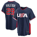 S.Mariners #29 Cal Raleigh Player Navy USA 2026 World Classic Game Stitched Jerseys