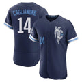 KC.Royals #14 Jac Caglianone Player Navy City Connect Limited Elite Home Gdoa Stitched Jerseys
