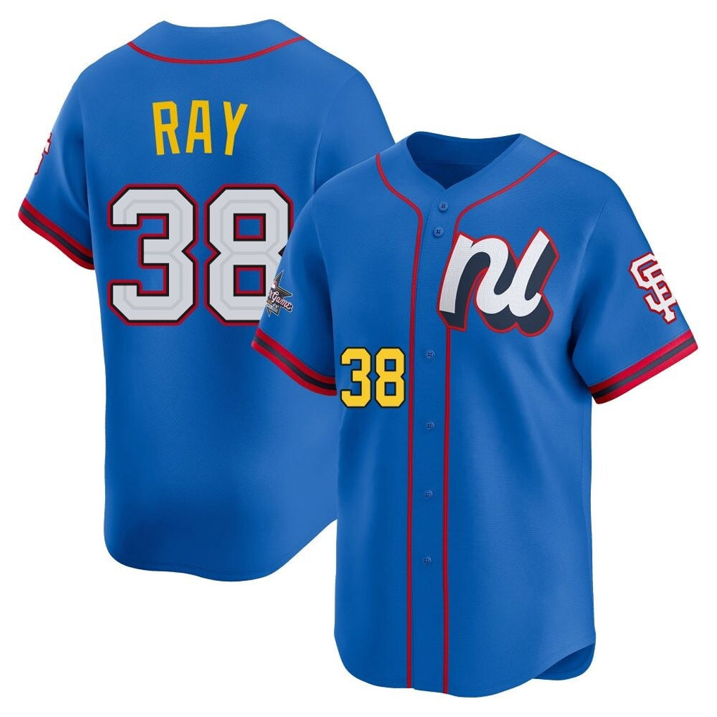 SF.Giants #38 Robbie Ray Player Blue National League All-Star Edition Limited Stitched Jerseys