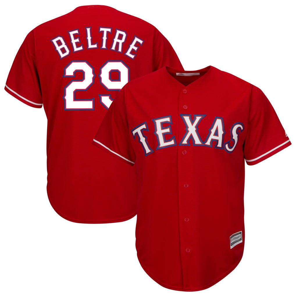 T.Rangers #29 Adrian Beltre Player Red Majestic Alternate Cool Stitched Jerseys