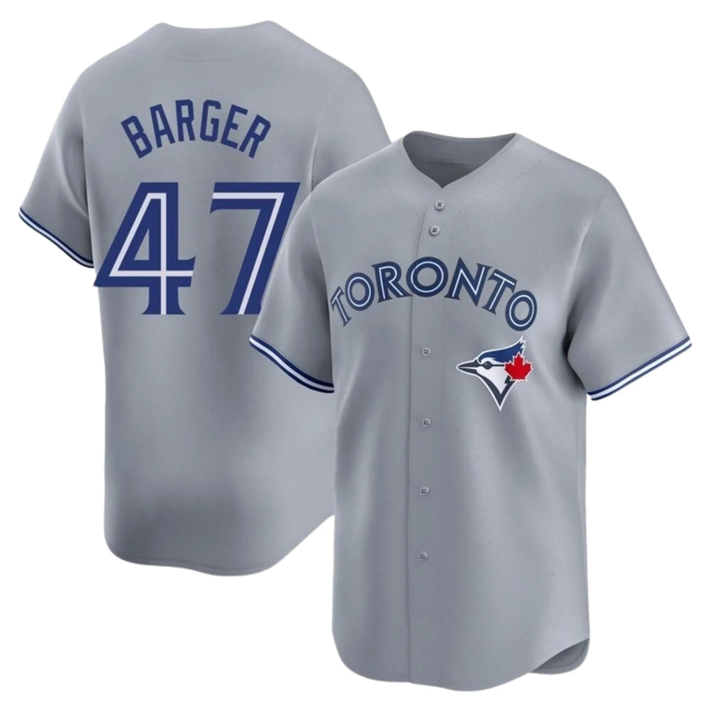 T.Blue Jays #47 Addison Barger Player Gray Replica Gdoa Stitched Jerseys