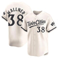 M.Twins #38 Matt Wallner Player Cream Home Limited Gdoa Stitched Jerseys