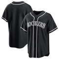 C.Rockies ## Rockies Blank Player Black Fashion Out Home Game Gdoa Stitched Jerseys