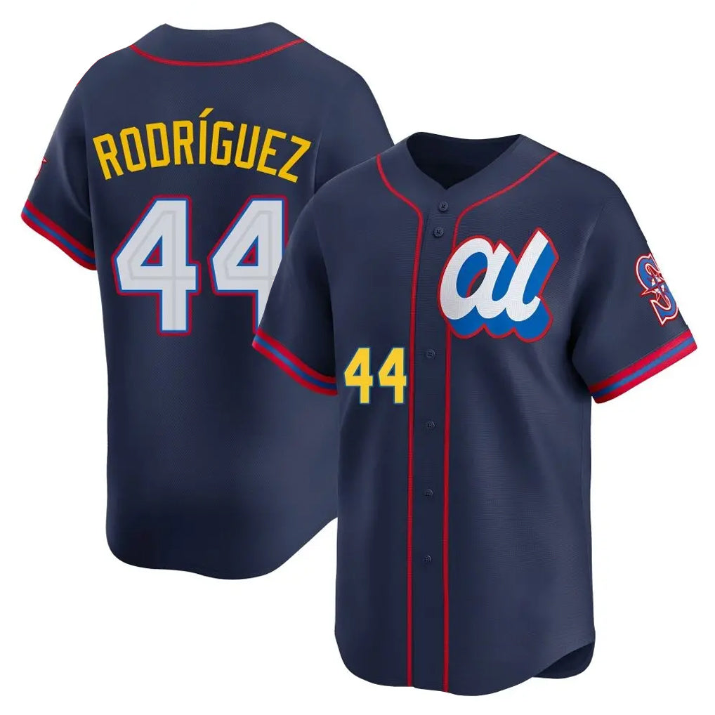 S.Mariners #44 Julio Rodriguez Player Navy American League All-Star Edition Limited Stitched Jerseys