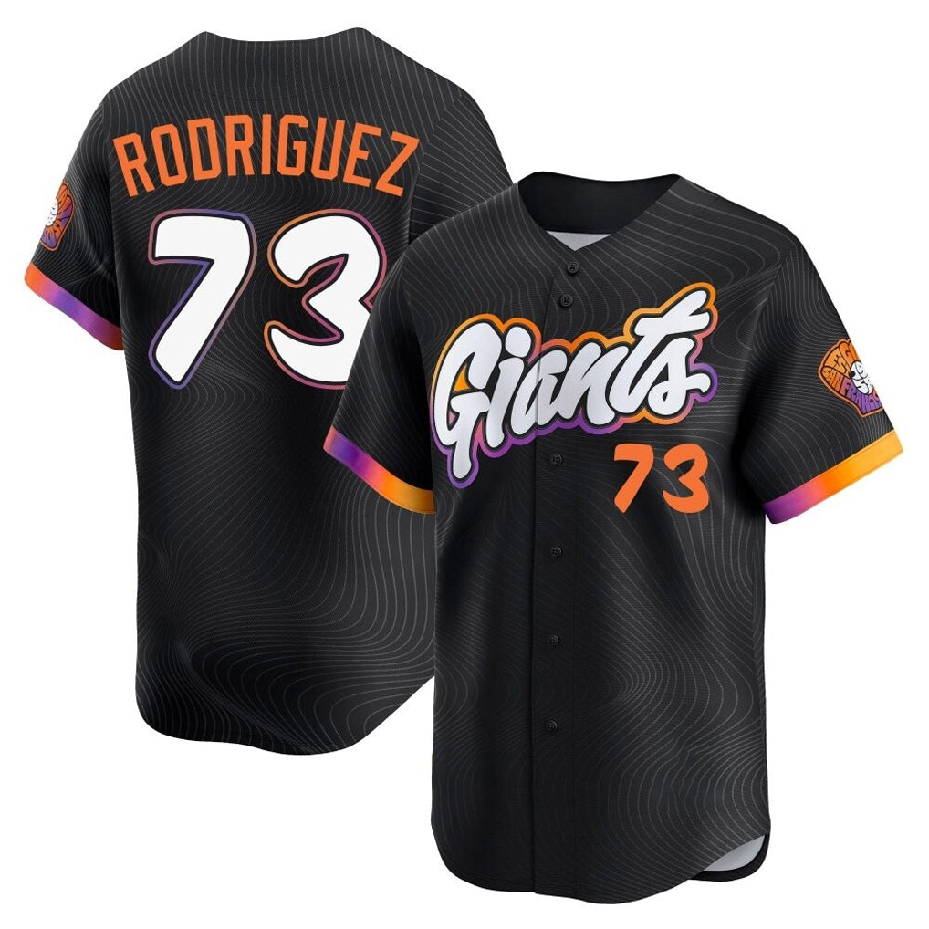 SF.Giants #73 Randy Rodriguez Player Black City Connect Home Limited Stitched Jerseys