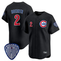 C.Cubs #2 Nico Hoerner Player Black Vapor Premier Limited Home Gdoa Stitched Jerseys