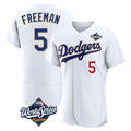 LA.Dodgers #5 Freddie Freeman Player Gold White World Series 2026 Collection Stadium Limited Elite Gdoa Stitched Jerseys