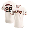 SF.Giants #26 Matt Chapman Player Cream Home Limited Elite Stitched Jerseys