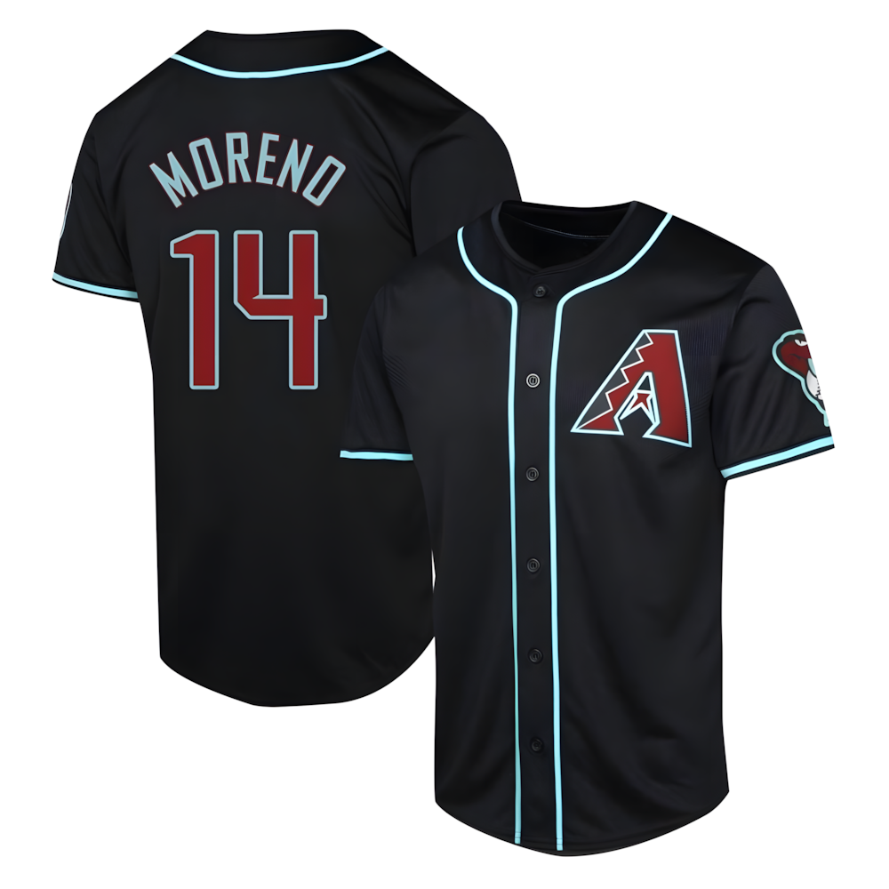 A.Diamondbacks #14 Gabriel Moreno Player Black Limited Alternate Stitched Jerseys