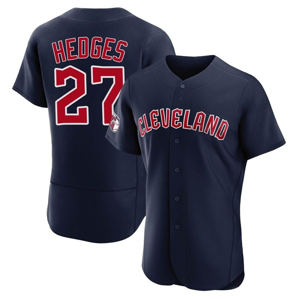 C.Guardians #27 Austin Hedges Player Navy Limited Elite Home Gdoa Stitched Jerseys