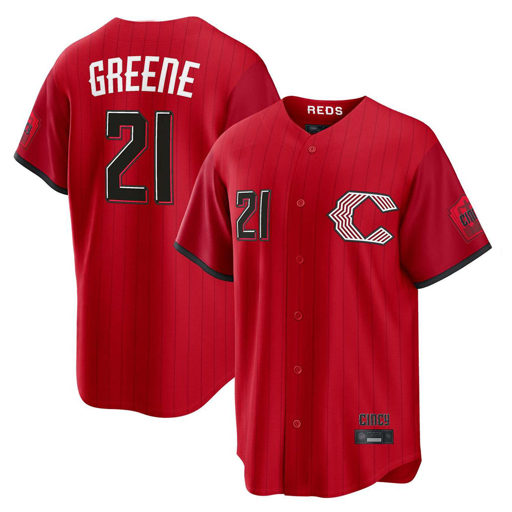 C.Reds #21 Hunter Greene Player Red 2026 City Connect Home Game Gdoa Stitched Jerseys