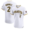 P.Pirates #2 Spencer Horwitz Player White Home Limited Elite Gdoa Stitched Jerseys