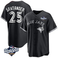 T.Blue Jays #25 Anthony Santander Player Black 2025 World Series City Connect Limited Stitched Jerseys