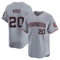 W.Nationals #20 Keibert Ruiz Player Gray City Connect Elite Alternate Gdoa Stitched Jerseys