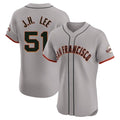 SF.Giants #51 Jung Hoo Lee Player Gray Home Limited Elite Gdoa Stitched Jerseys