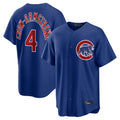 C.Cubs #4 Pete Crow-Armstrong Player Royal Home Game Gdoa Stitched Jerseys