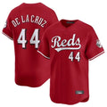 C.Reds #44 Elly De La Cruz Player Red Home Limited Gdoa Stitched Jerseys