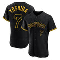 B.Red Sox #7 Masataka Yoshida Player Black Snake Skin City Limited Elite Home Gdoa Stitched Jerseys