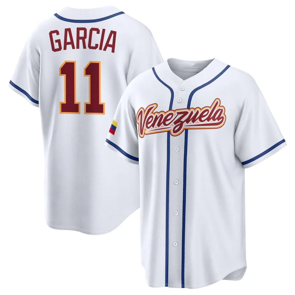 KC.Royals #11 Maikel Garcia Player White 2026 World Classic Home Gdoa Stitched Jerseys