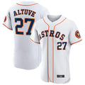 H.Astros #27 Jose Altuve Player White Limited Elite Home Gdoa Stitched Jerseys
