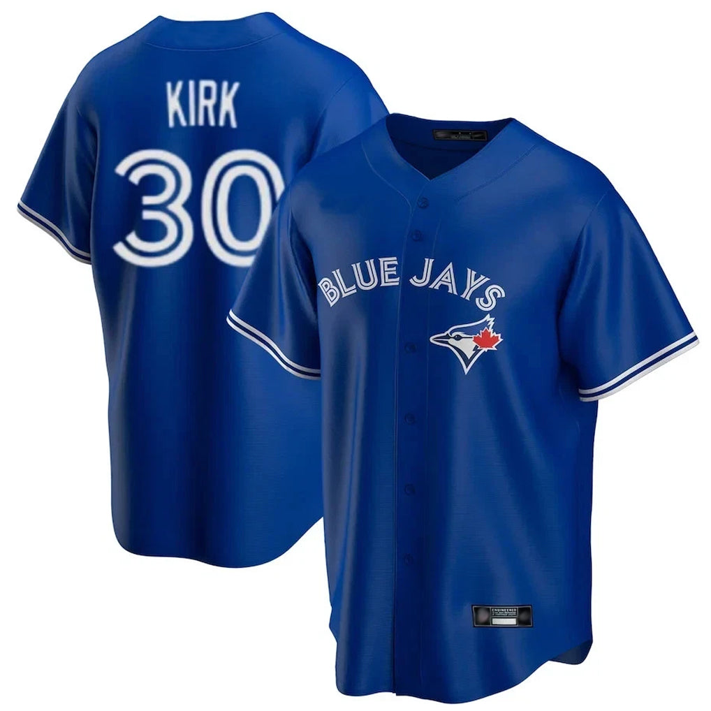 T.Blue Jays #30 Alejandro Kirk Player Royal Game Stitched Jerseys