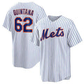 New York Mets #62 Jos¨¦ Quintana White Home Replica Player Jersey Baseball Jerseys