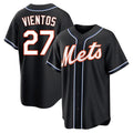 NY.Mets #27 Mark Vientos Player Black Fashion Out Game Stitched Jerseys