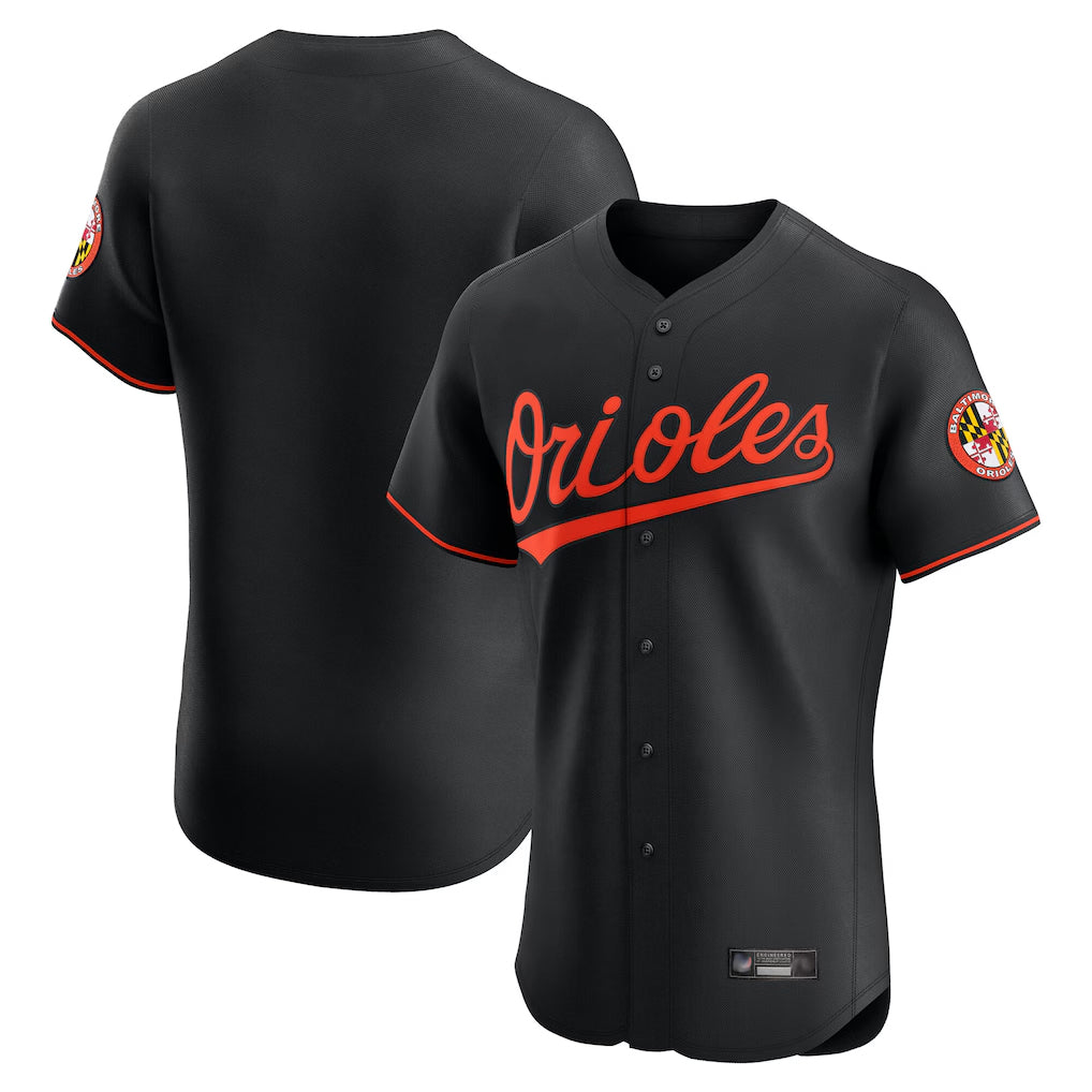 B.Orioles ## Orioles Blank Player Black Limited Elite Home Game Gdoa Stitched Jerseys