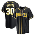 S.Diego Padres #30 Gavin Sheets Player Black 2026 Fashion Home Stitched Jerseys