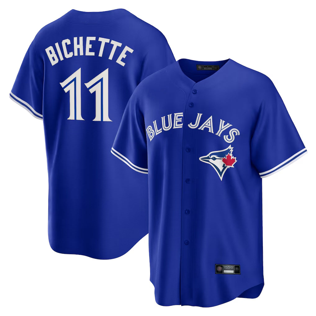 T.Blue Jays #11 Bo Bichette Player Blue Rush Limited Stitched Jerseys