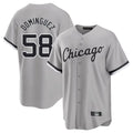 C.White Sox #58 Seranthony Dom¨ªnguez Player Gray Home Game Gdoa Stitched Jerseys