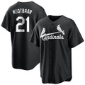 St. Louis Cardinals #21 Lars Nootbaar Player Black City Connect Home Limited Gdoa Stitched Jerseys