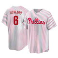 P.Phillies #6 Ryan Howard Player White Home Game Stitched Jerseys