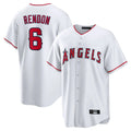 LA.Angels #6 Anthony Rendon Player White Home Game Gdoa Stitched Jerseys