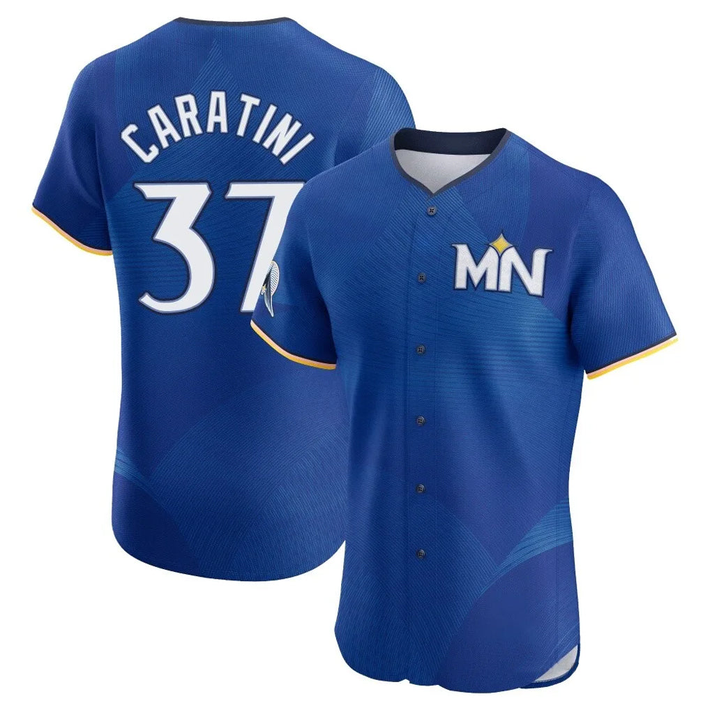M.Twins #37 Victor Caratini Player Royal City Connect Limited Elite Home Gdoa Stitched Jerseys